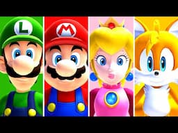 Mario & Sonic at the Olympic Winter Games Sochi 2014 - Freestyle Ski Cross (All Characters)