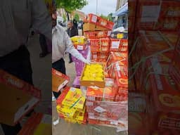 ALPHONSO & KESAR INDIAN MANGOES: From "Tropical Fruit & Veg" shop on Kingsbury Road, London.