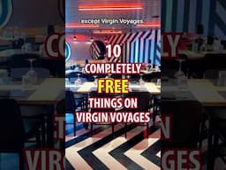 10 FREE things on Virgin Voyages that you don't want to miss! #cruise #shorts