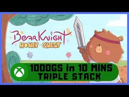 Bear Knight Honey Quest #Xbox Achievement Walkthrough - 1000GS in 10 Mins - Triple Stack