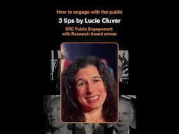 3 #scicomm tips for health crises from Lucie Cluver