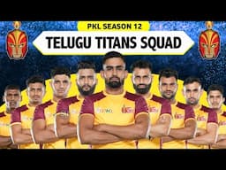 PKL 2025 Telugu Titans Full Squad | Telugu Titans All Players for Pro Kabaddi 2025
