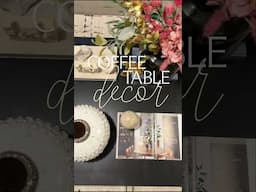 Let’s Style The Coffee Table #coffeetabledecor