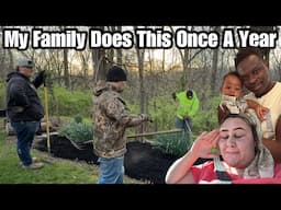 My Family Does This Once A Year | Tradition | Farm | Vlog | Landscaping | DIY | The Bichanga Family|