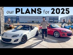Here's ALL our plans for 2025! Modifications, adventures, and more cars than ever.