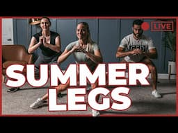 Quick Leg & Butt Workout - Sexy Summer Legs with Exercise Sliders