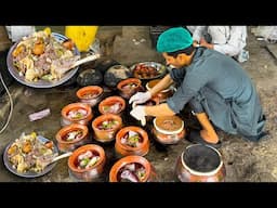 EXTREME PAKISTANI STREET FOOD - ULTIMATE MATKA GOSHT RECIPE | AUTHENTIC MUTTON MATKA ROSH RECIPE