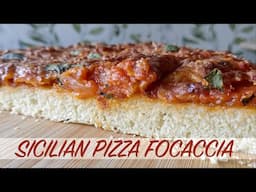 The original SICILIAN PIZZA-FOCACCIA you need to try | SFINCIONE | Gluten-free option included