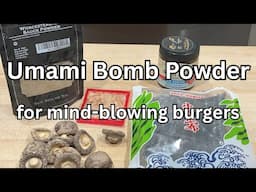 Umami Powder for Beefier Burgers, Savory Soups, and Flavor Packed Veggies