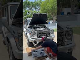 Grill swap on my AMG G55. Wasn’t the most ideal fix but got the job done till I can get the right 1