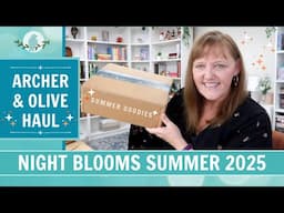 Archer & Olive Stationery Haul | Summer 2025 Night Blooms | Journals, Stamps and Stickers 💙