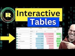 Interactive tables using the DT package in R