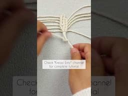 Macrame Leaf Keychain With Tassel | Macrame Leaf #macramekeychain #diykeychain #macrameleaf
