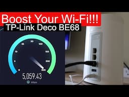 Wi-Fi 7 Wireless Backhaul is FAST! TP-Link Deco BE68 Speed Test & Review
