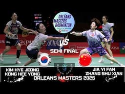 AMAZING SF | KIM H J/KONG H Y (KOR) vs JIA Y F/ZHANG S X (CHN)[WD] ORLEANS Masters 2025 Badminton
