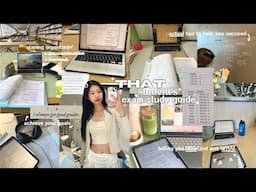 THAT STUDENT’S EXAM STUDY GUIDE ᯓᡣ𐭩 IT GIRL study tips to ACE finals, HOW to study & practice