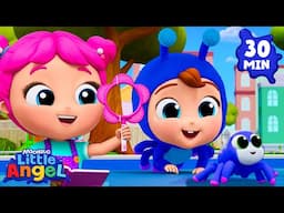 Itsy Bitsy Spider Dress Up Playtime🕷️| Little Angel | Kids Cartoons & Nursery Rhymes | Moonbug Kids
