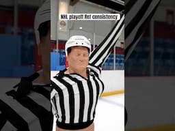 NHL Playoffs Ref Consistency #hockey #pavelbarber #nhl