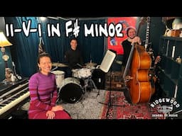 ii-V-i in F# Minor Backing Track / Play Along