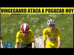 RESUMEN 8 ETAPA CRITERIUM du DAUPHINE 2025 VINGEGAARD ATACA a POGACAR REMCO SE DEFIENDE