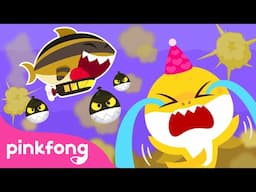 Ew, What’s That Smell?! | Stinky Birthday Party | Baby Shark’s 10th | Pinkfong Official