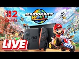 FIRST Nintendo Switch 2 Stream! Live on Mario Kart World!