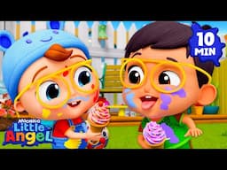 Best Friends Forever❤️💙 | Little Angel | Kids Cartoons & Nursery Rhymes | Moonbug Kids