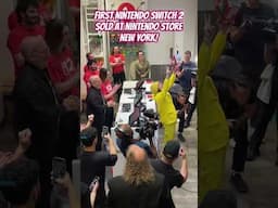 Doug Bowser Sells the Nintendo Switch 2 Sold Nintendo Store NYC #nintendoswitch2 #switch2 #shorts