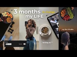 3 months to *CHANGE MY LIFE* ep 1| productive vlog, Reinventing myself, spring reset, 10 mile run...