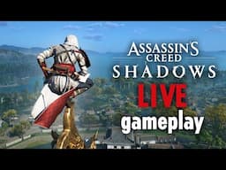 AC Shadows LIVE gameplay before launch!