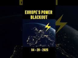 EUROPE POWER BLACKOUT Caused By WEATHER?⚡