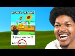 Playing The World's Most Popular Roblox Game | Grow A Garden