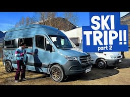 Epic French Alps Ski Adventure in our Hymer Campervan - Part 2