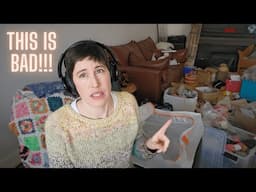 My office was straight out of TLC's Hoarders - Clean and organize with me!