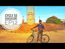 72 ft Hanuman statue At HBR Layout Cycle se Bangalore