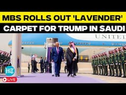 Trump in Saudi Arabia LIVE: MBS Gives 'Lavender' Carpet Welcome For Trump After f-15 Escort | Saudi