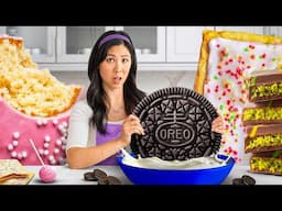 Making GIANT vs TINY Food Challenge! 🍫