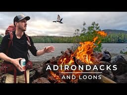 Backpacking in HEAVY Rain | The Adirondacks and Loons