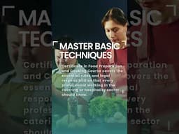 Diploma in Food Preparation and Culinary Arts #foodpreparation #cookingcourse #cheftraining