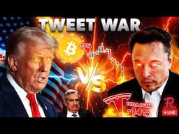 BITCOIN LIVE : BTC DUMPING WITH TESLA AND THE TWEET WAR