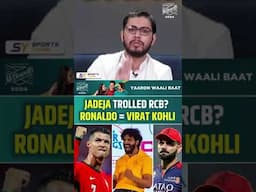 RAVINDRA JADEJA NE KIYA RCB KO TROLL? RCB KO KIYA CRISTIANO RONALDO SE COMPARE #ipl2025 #viratkohli