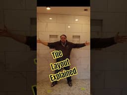 Tile layout explained, Part 13 #diy #tiles #construction #tile
