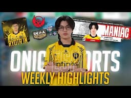 RYOTA DEBUT! | ONIC Esports Weekly Highlights : Dominance, Clutch Plays
