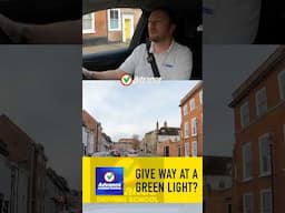 Give way at a green light?