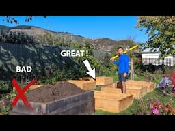 We Made A Mistake. Rebuilding our Raised Bed Planter Boxes