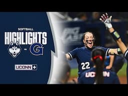 HIGHLIGHTS | UConn Softball Defeats Georgetown in Game 2 of Doubleheader