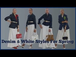 Fresh Ways to Rock White and Denim Together