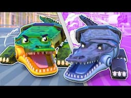 CROCODILE car VS EVIL TWIN! Who will win? | Construction Trucks for Kids