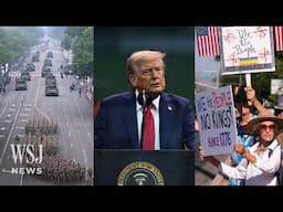 Highlights of Trump’s Military Parade Which Sparked Nationwide Protests | WSJ News