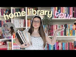 bookshelf tour 📚🎀 (home library) 500+ books!